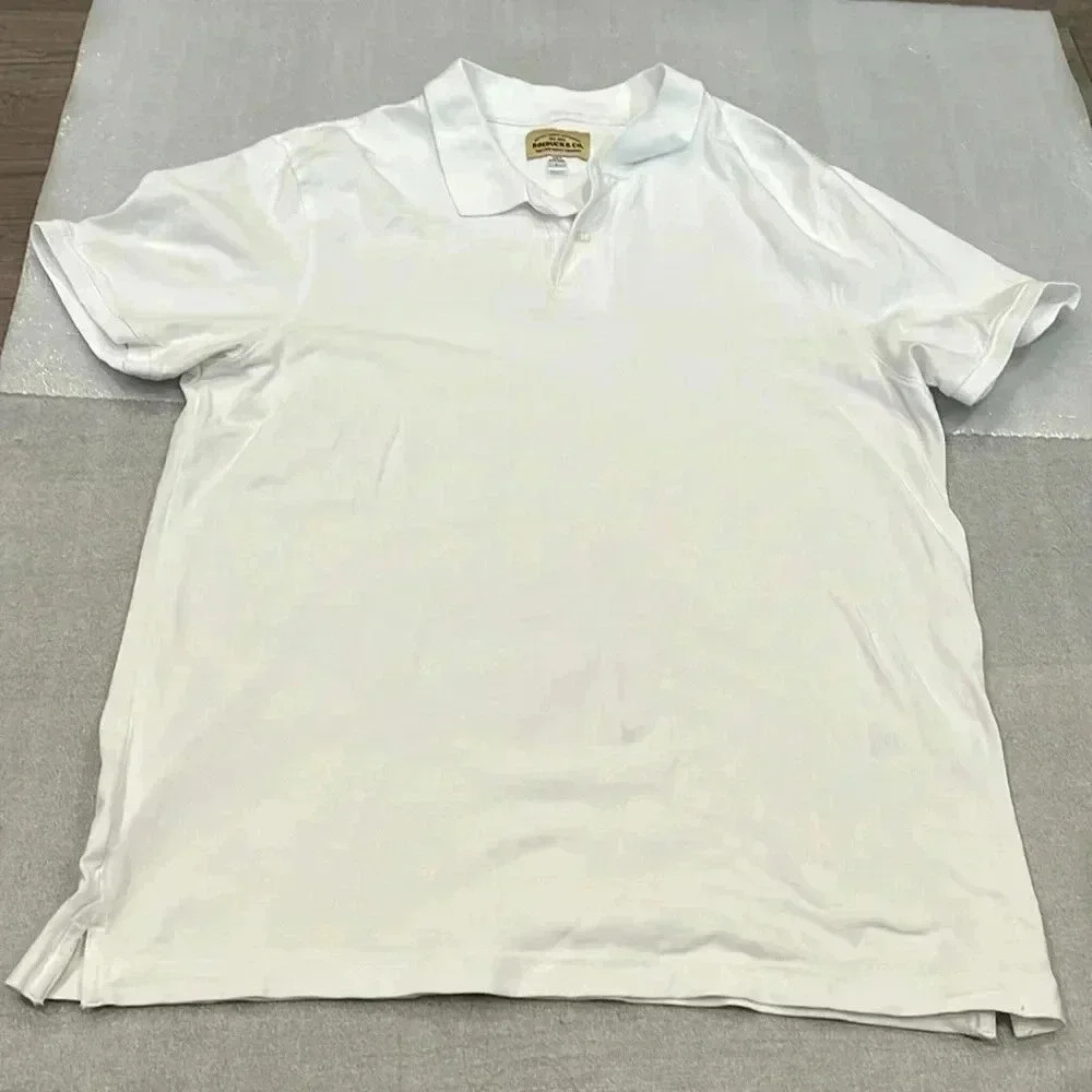 ❤️2/$30❤️[L]Roebuck&Co White  Polo Shirt